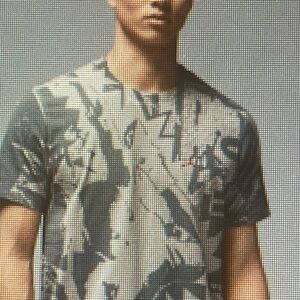 Jordan Men's Abstract Graphic Tee - Black and Gray